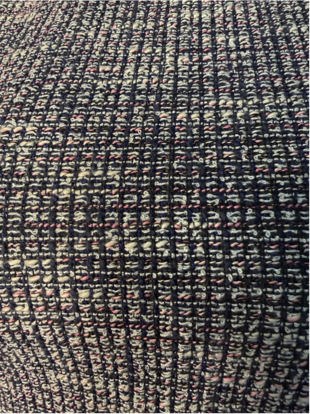 J.Crew Textured Tweed Sheath Dress Navy Pink Ivory Sleeveless Size 00